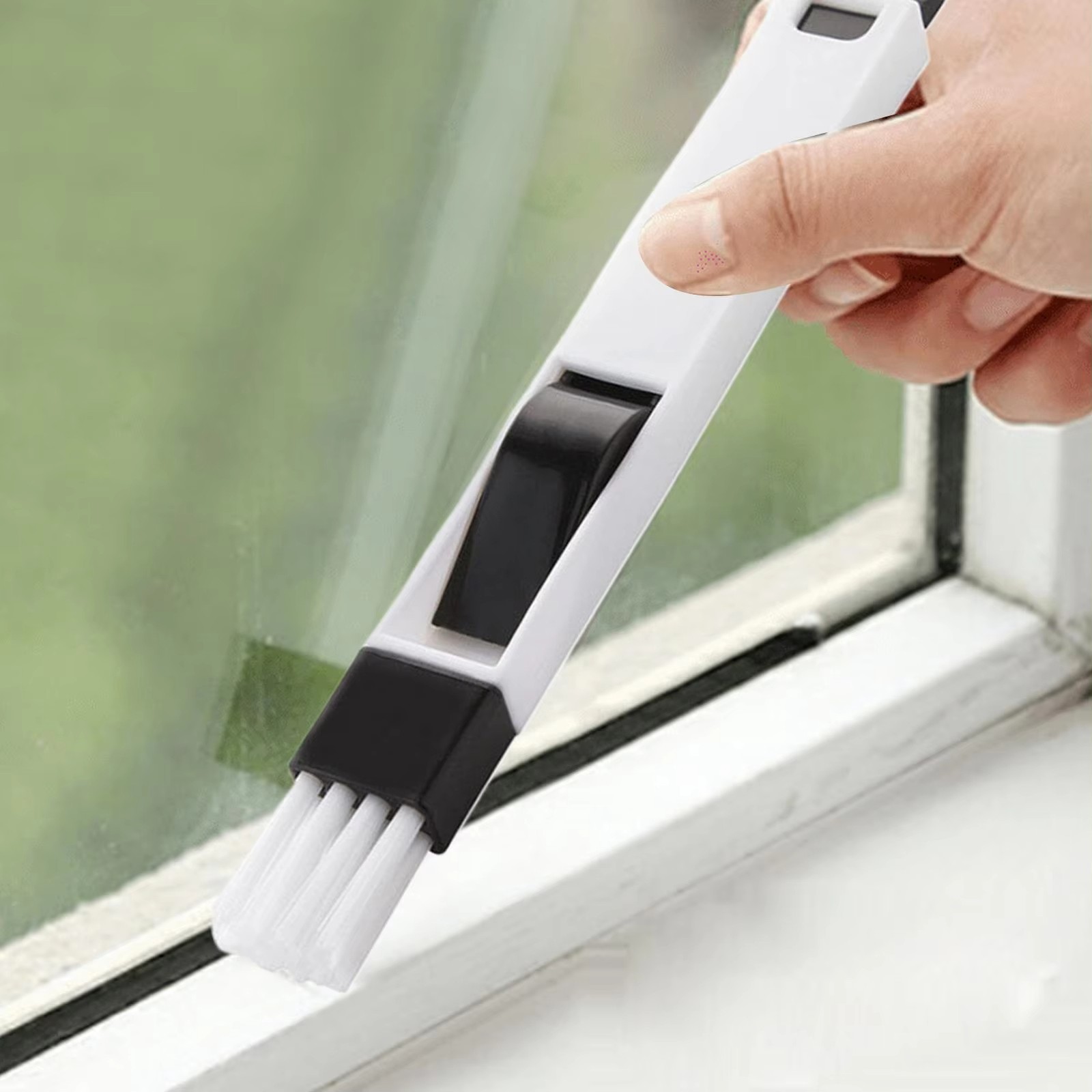 3 in 1 Multi-Purpose Window Slot Cleaning Brush for Keyboard & Glass Dustpan-NEW