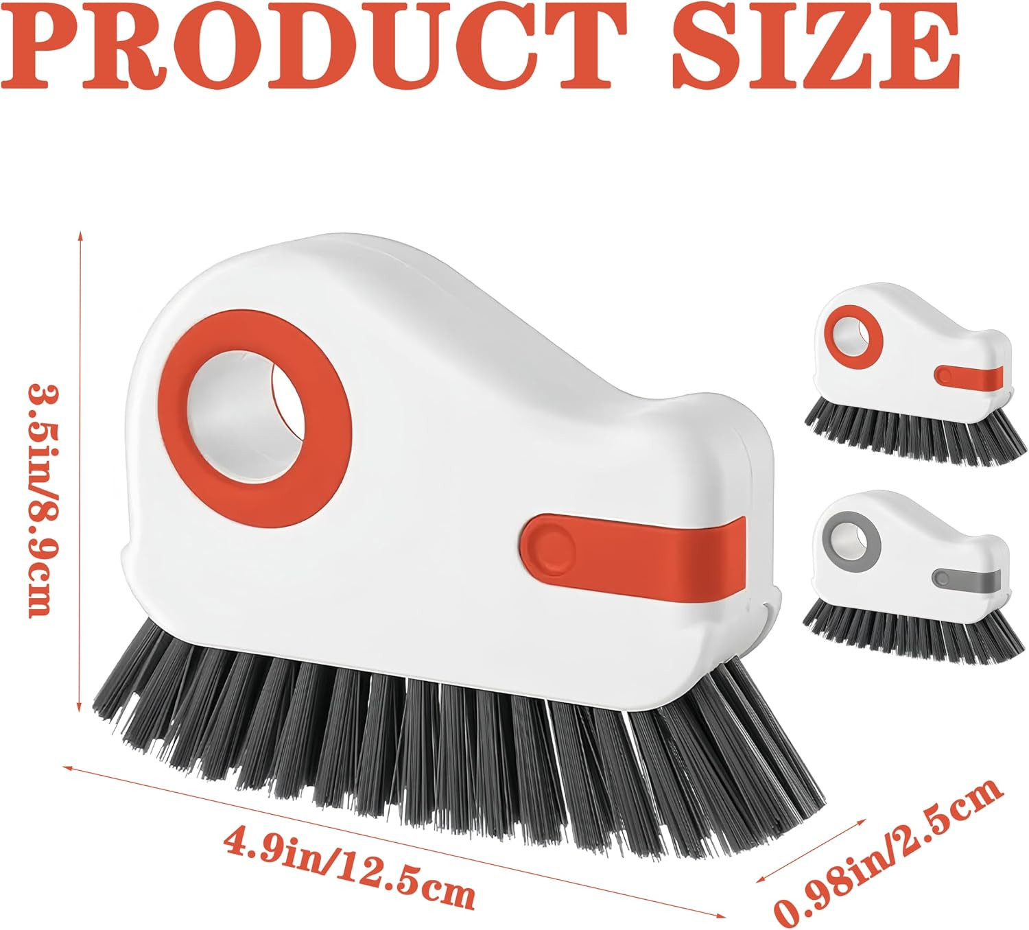2 in 1 Groove Cleaning Brush,New Window Track Cleaning Tools Multifunction Grout