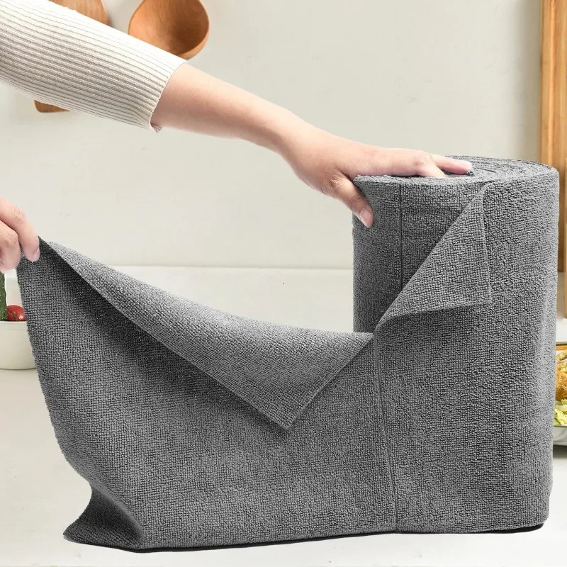 20-Sheet Reusable Microfiber Cleaning Roll – Paper Towel Replacement