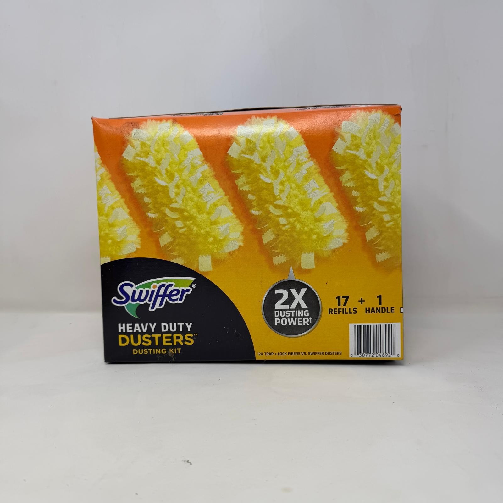 2 Pack – Swiffer Heavy Duty Dusters Dusting Kit: 1 Handle + 17 Refills *See Pics