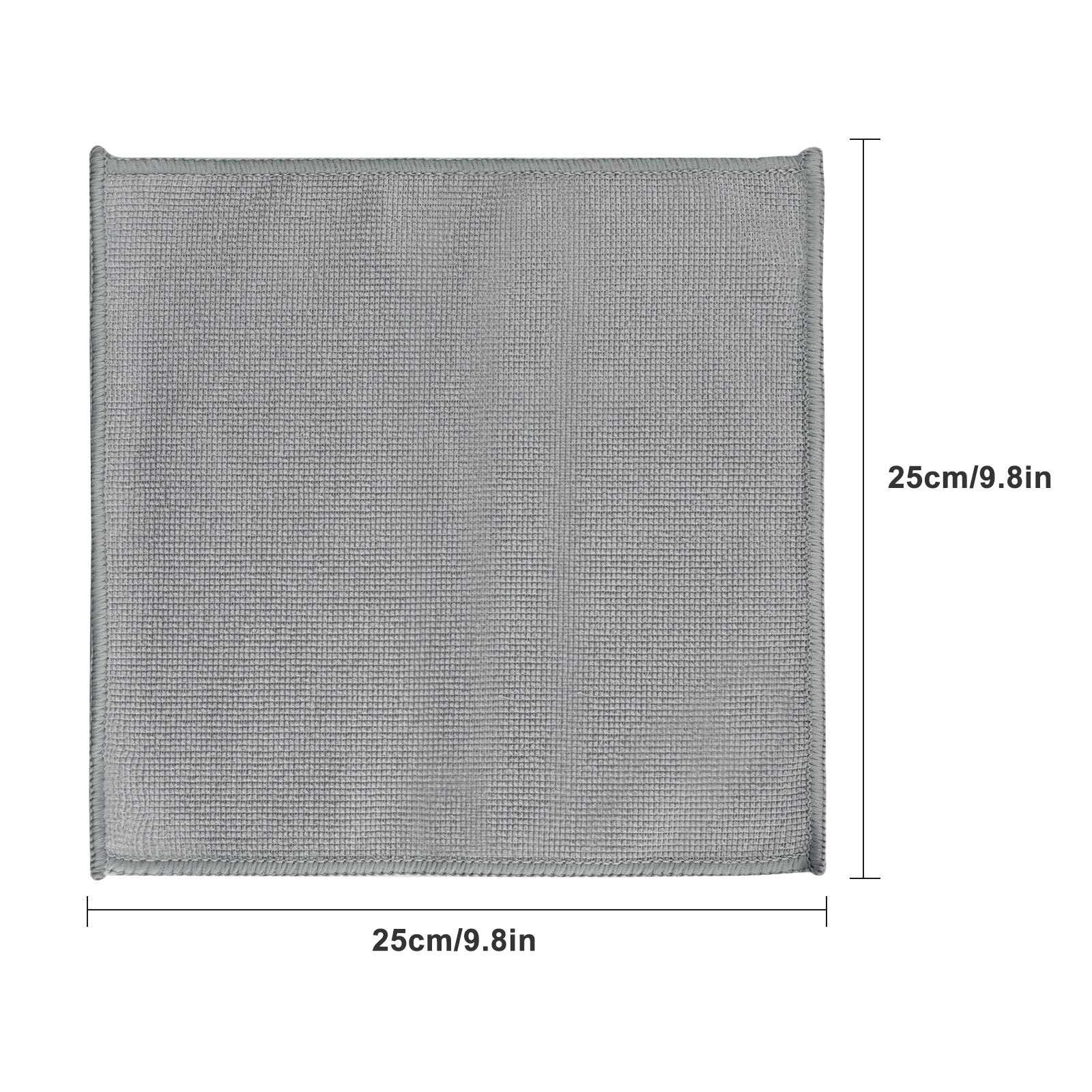 24Pcs Microfiber Cleaning Cloth 25cmx25cm Reusable Towels for Car Kitchen Glass