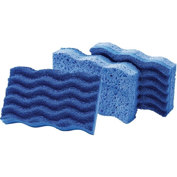 (4-3pk)-Libman 4.5 In. x 3 In. Non-Scratch Easy Rinse Sponge. Model: 1075