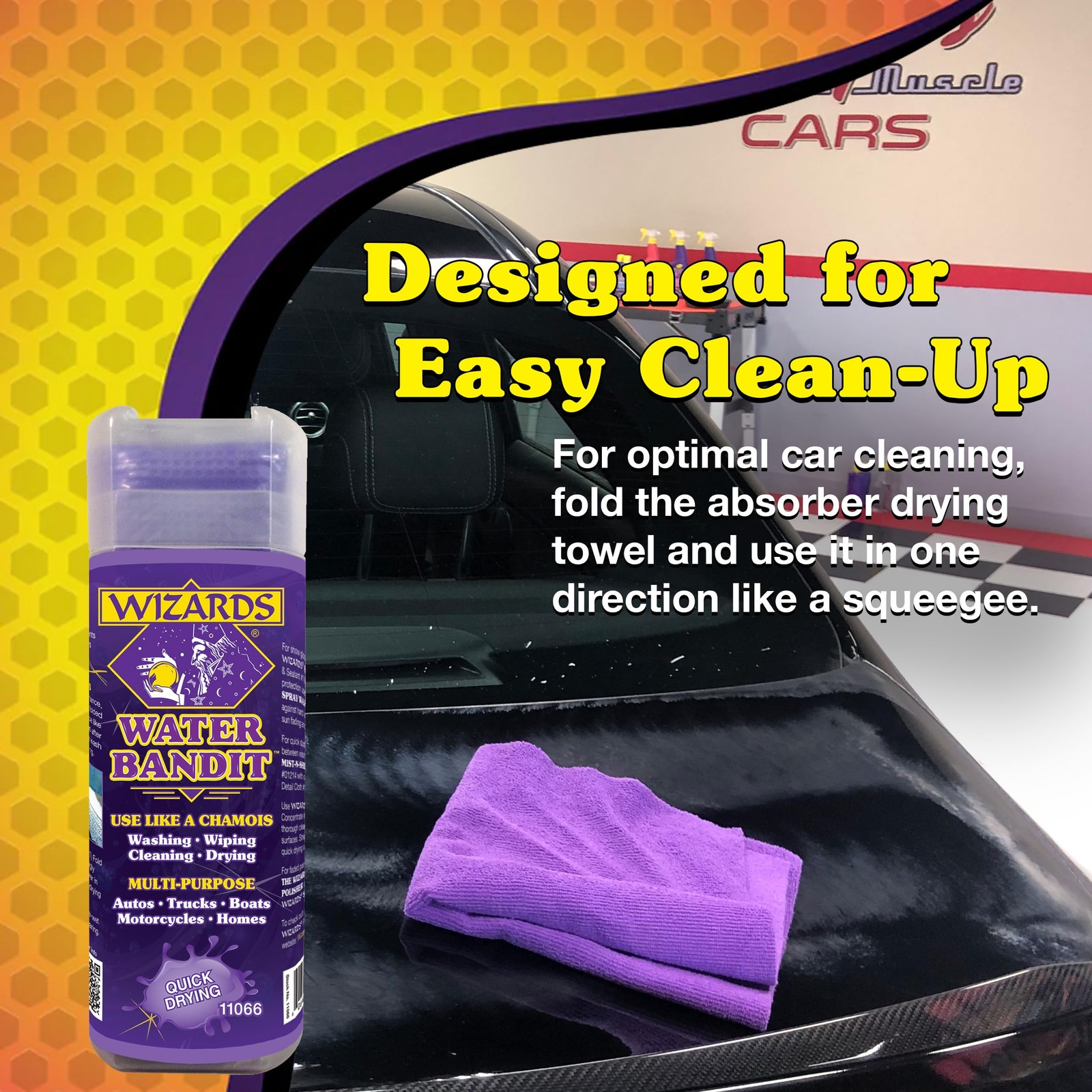 Wizards Water Bandit – Chamois Drying Towel 27 Inch x 17 Inch,