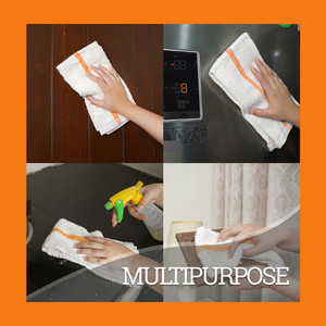 Bar Mops Gold Stripe Pack of 60 Kitchen Towels 16×19 Multi-Purpose for Home,