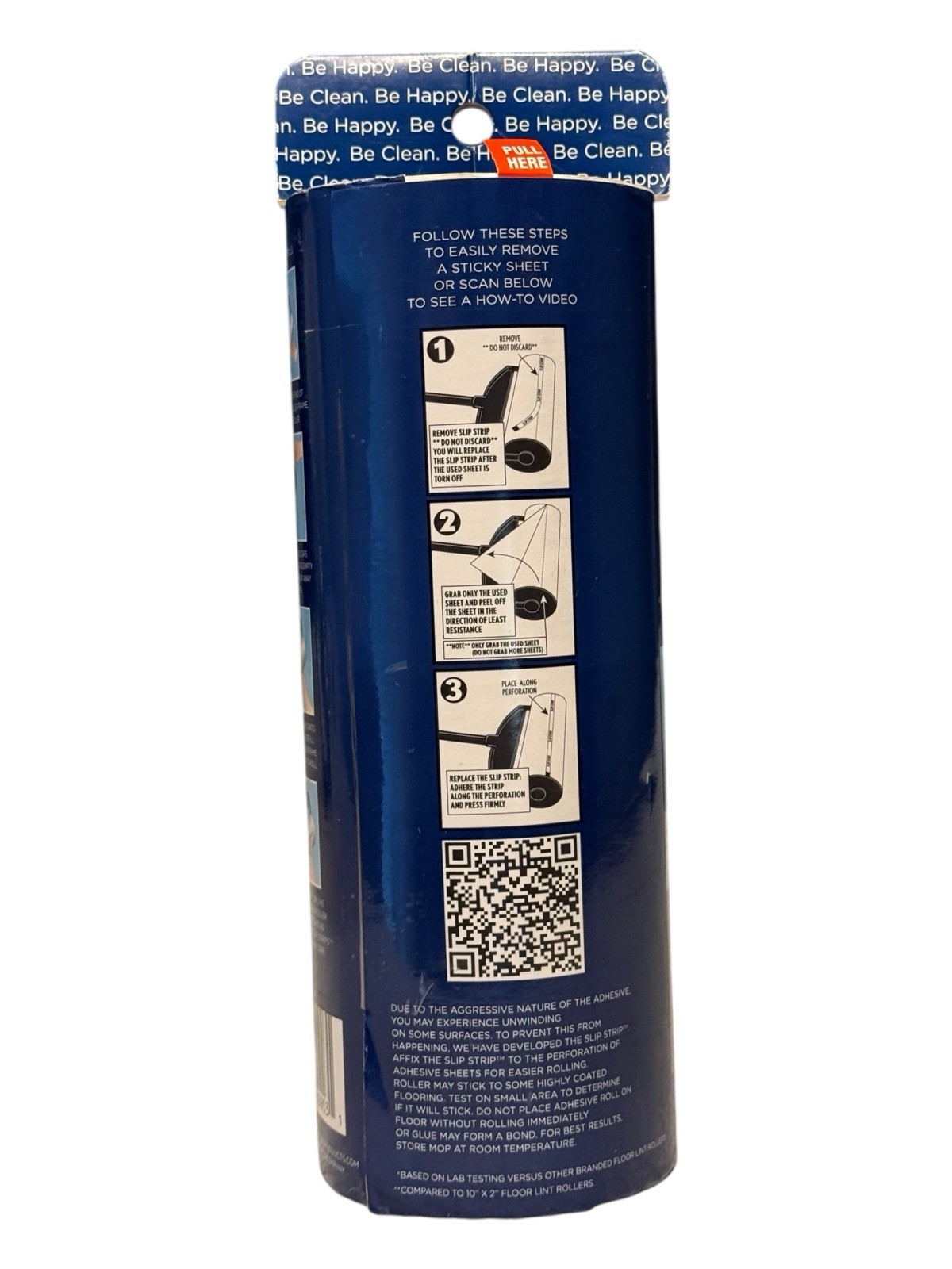 Lola Rola Sticky Mop Refills, 30 Large Adhesive Sheets for Giant Adhesive Roller