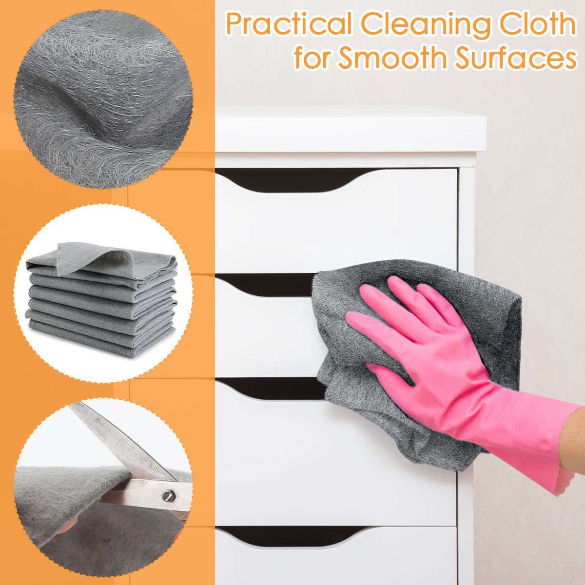 Thickened Magic Cleaning Cloth Streak Free Microfiber Cleaning Reusable Rag