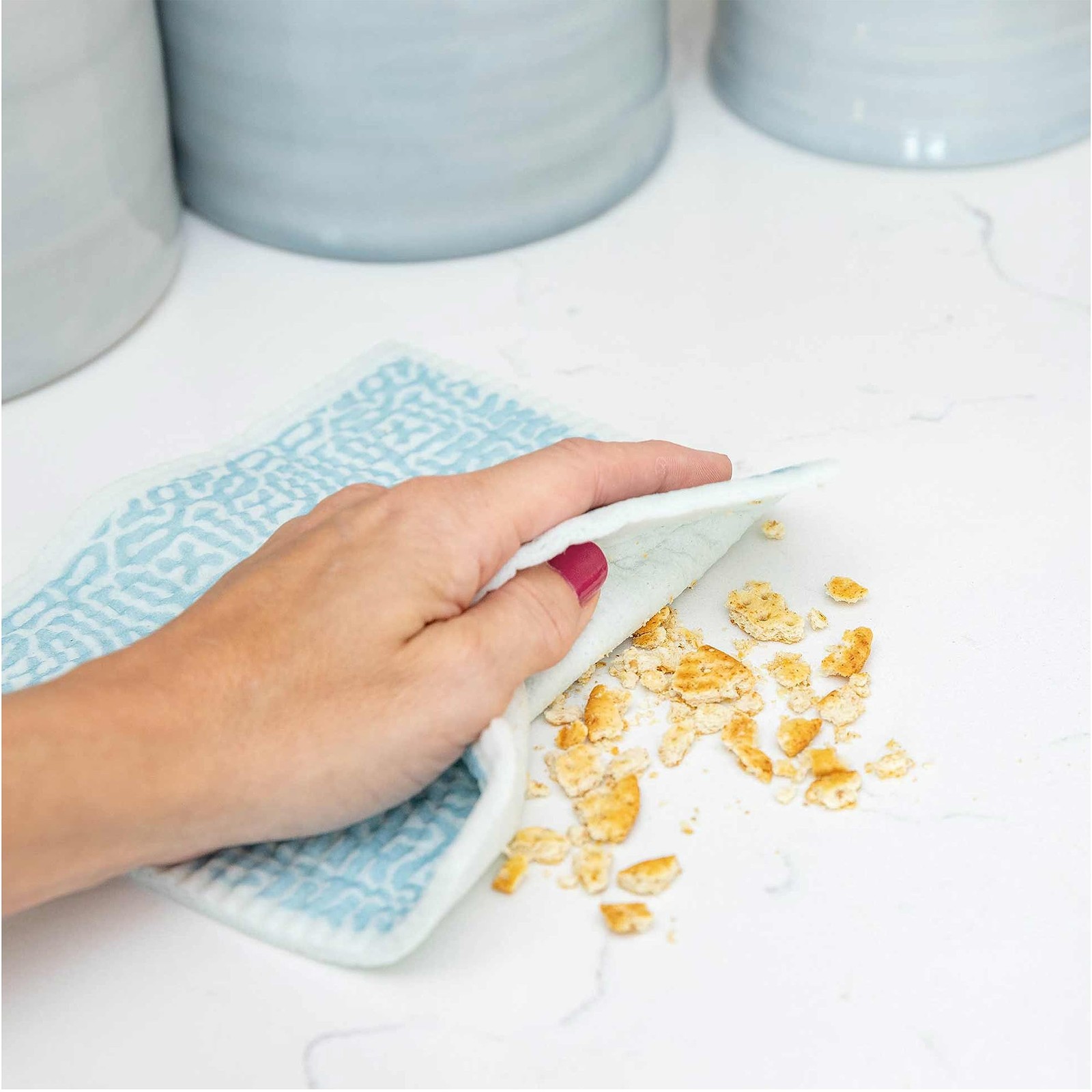 Swedish Dishcloths, Reusable & Washable Sponge Cloths, Absorbent Cleaning Pap…
