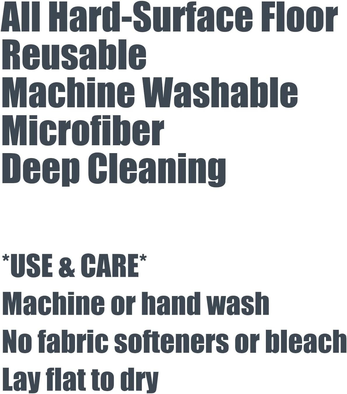 Versatile 6-Pack Mop Head Refills for O-Cedar EasyWring – Lightweight & Reusable