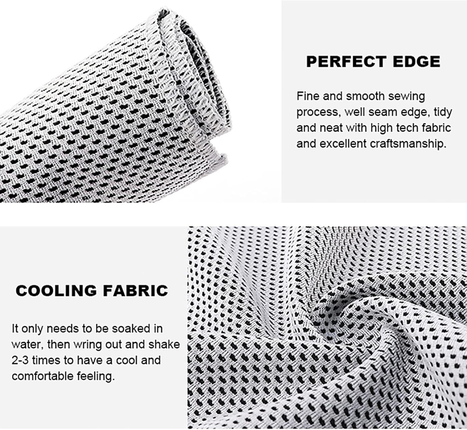 Pack of 60 Cooling Towel 40×12” Ice Towel for Neck and Face Microfiber Chilly