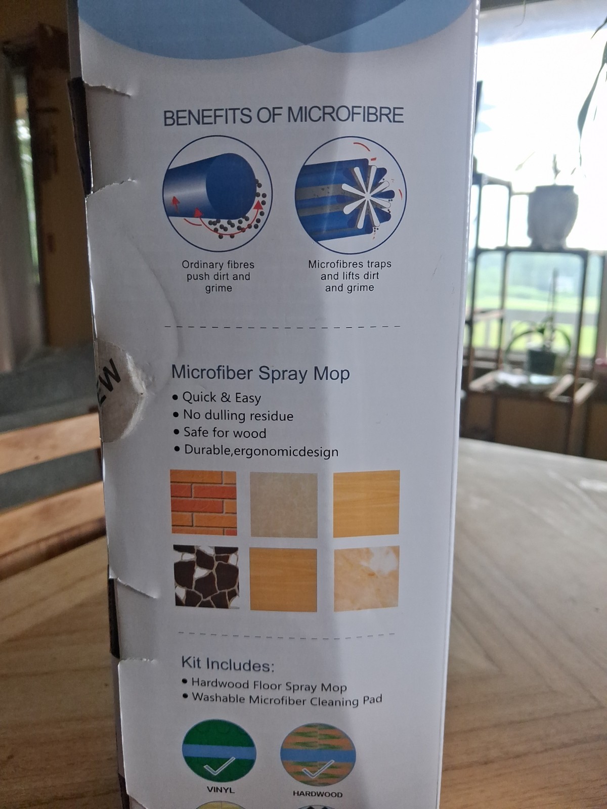 Micro fiber spray mop Wet/dry