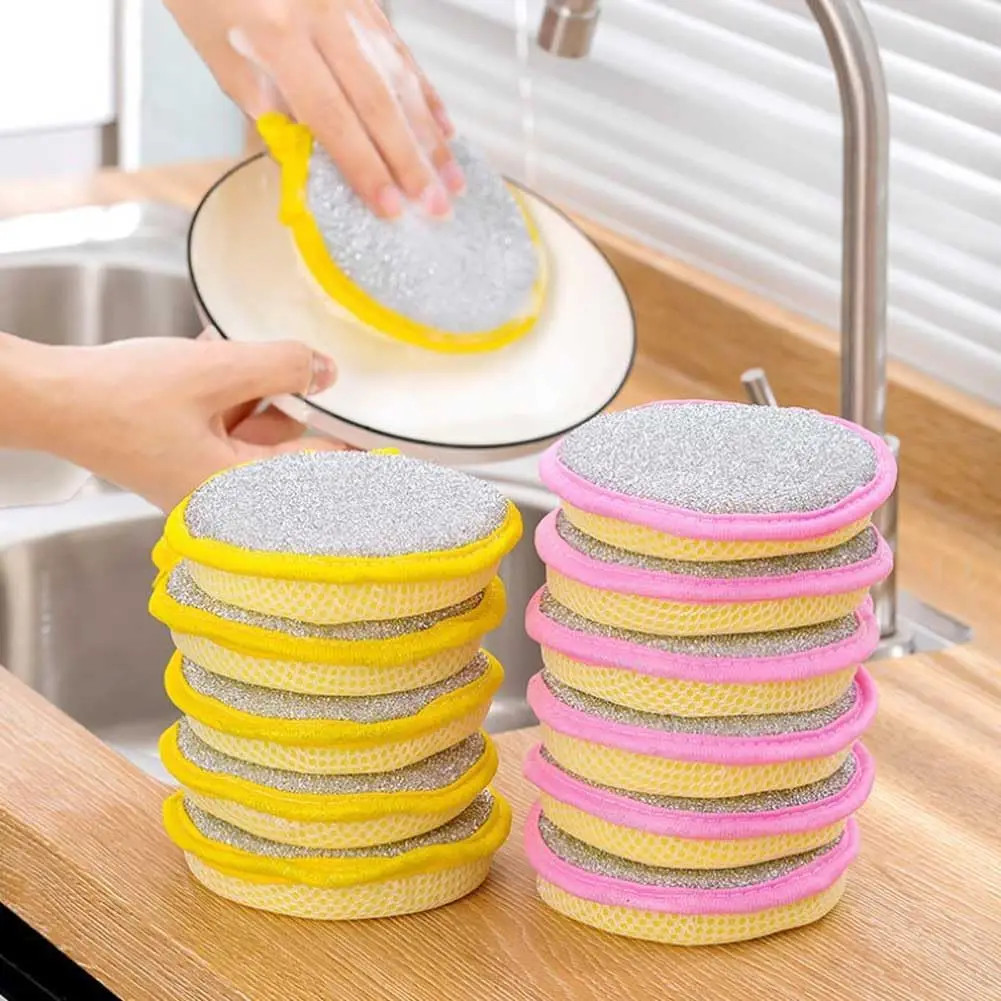 Double Side Dish Wash Sponges Dishwashing Sponge Dish Washing Brush Pan Pot Hous