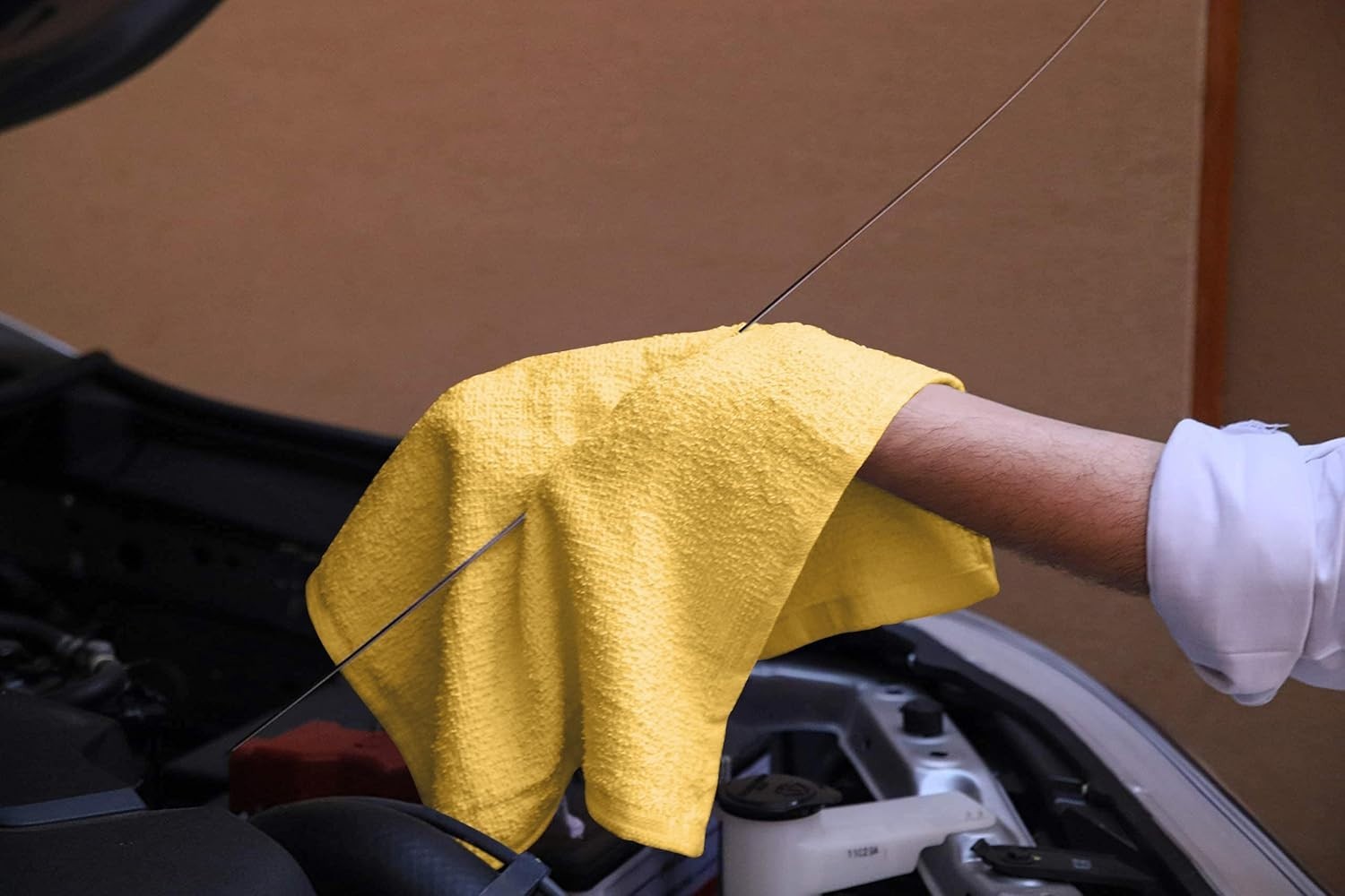 Reusable Cleaning Rags 60 Pack – Durable Yellow Bar Towels