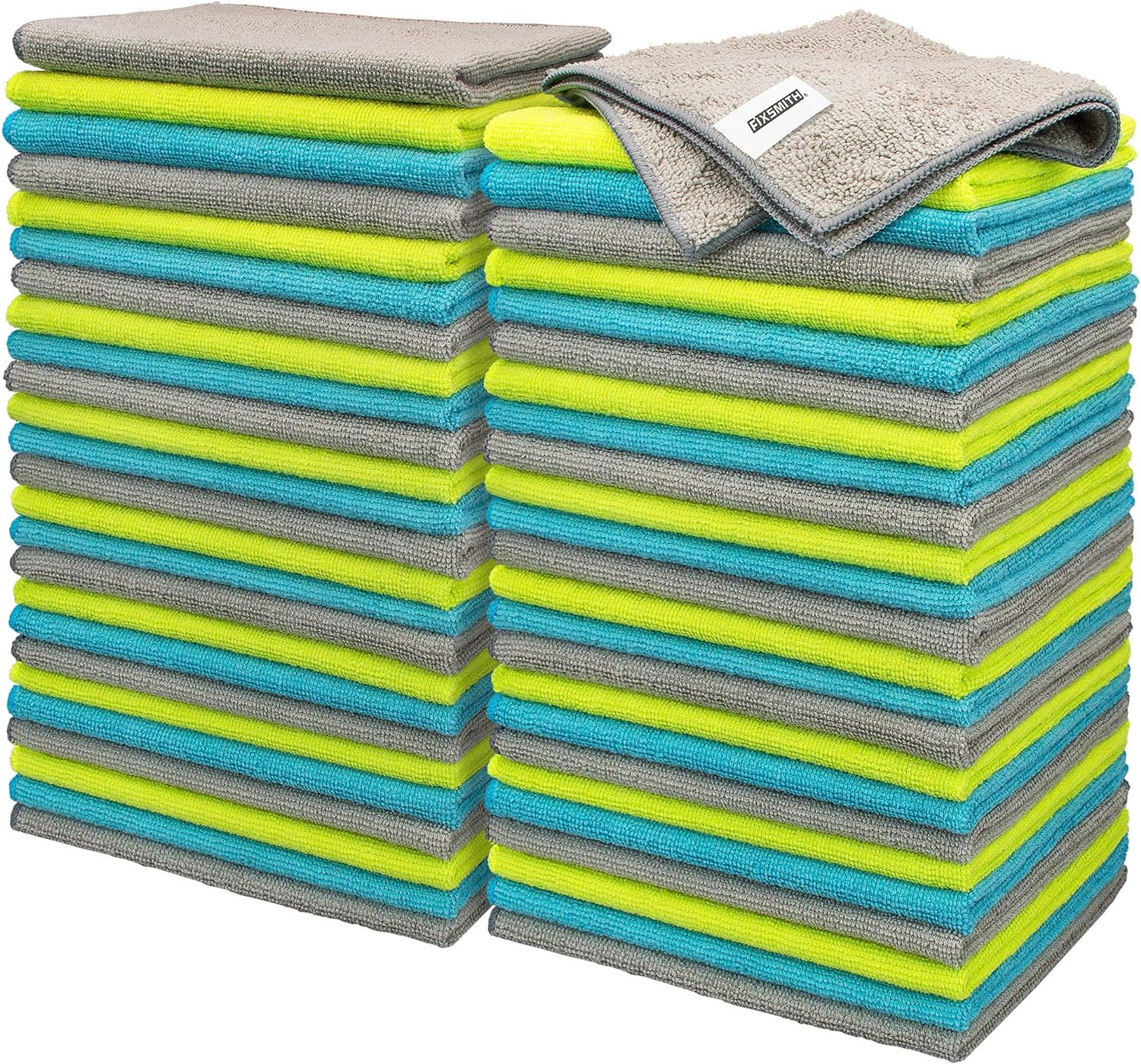 Microfiber Cleaning Cloth – Pack of 50, Microfiber Towels for Cars 16 X 12 In, H