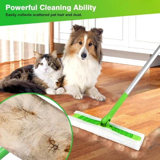 Dry Sweeping Cloths, 100 Count Mop Refill Compatible with Swiffer Sweeper – Disp