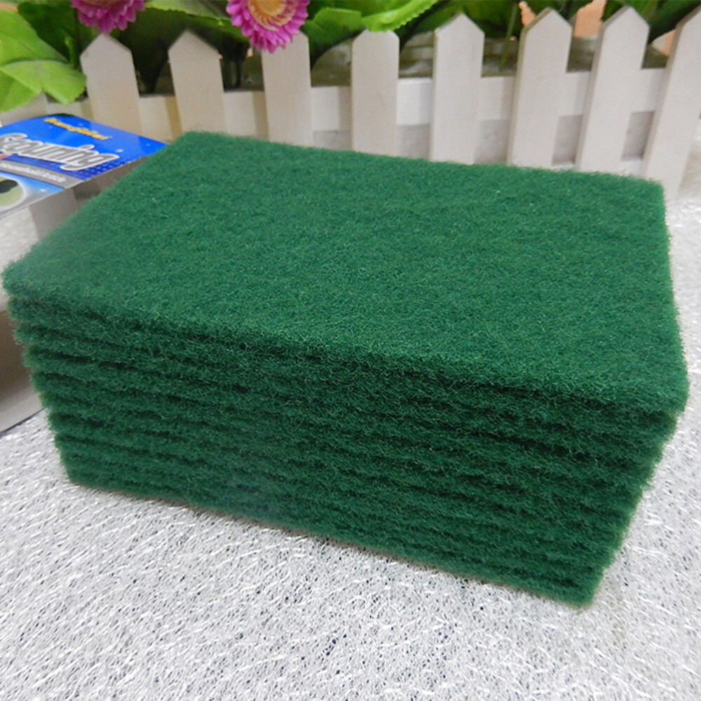 100pcs Bathroom Sponge Brush Dish Scrubber Kitchen Cleaning Dishcloth Soap
