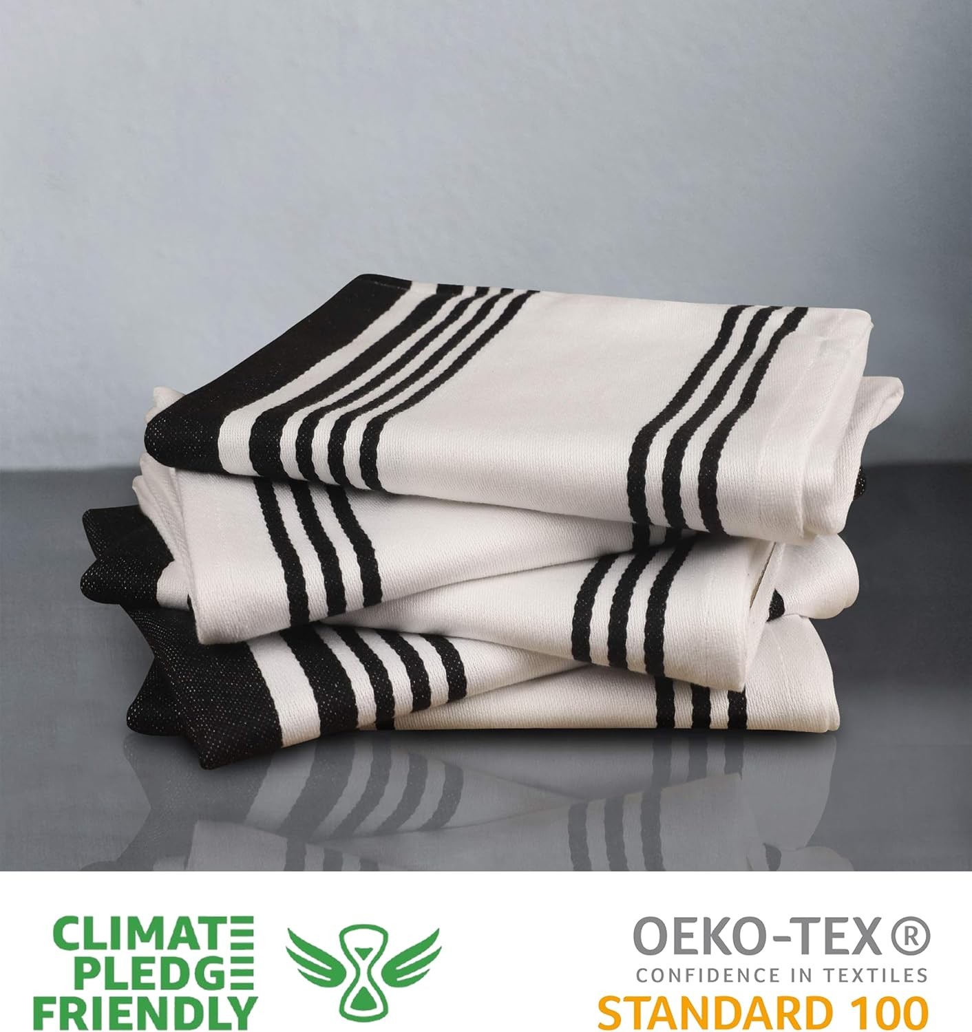 Kitchen Towels 100% Cotton Dish Towels for Kitchen (Set of 3)20”x30” Dish Cloths