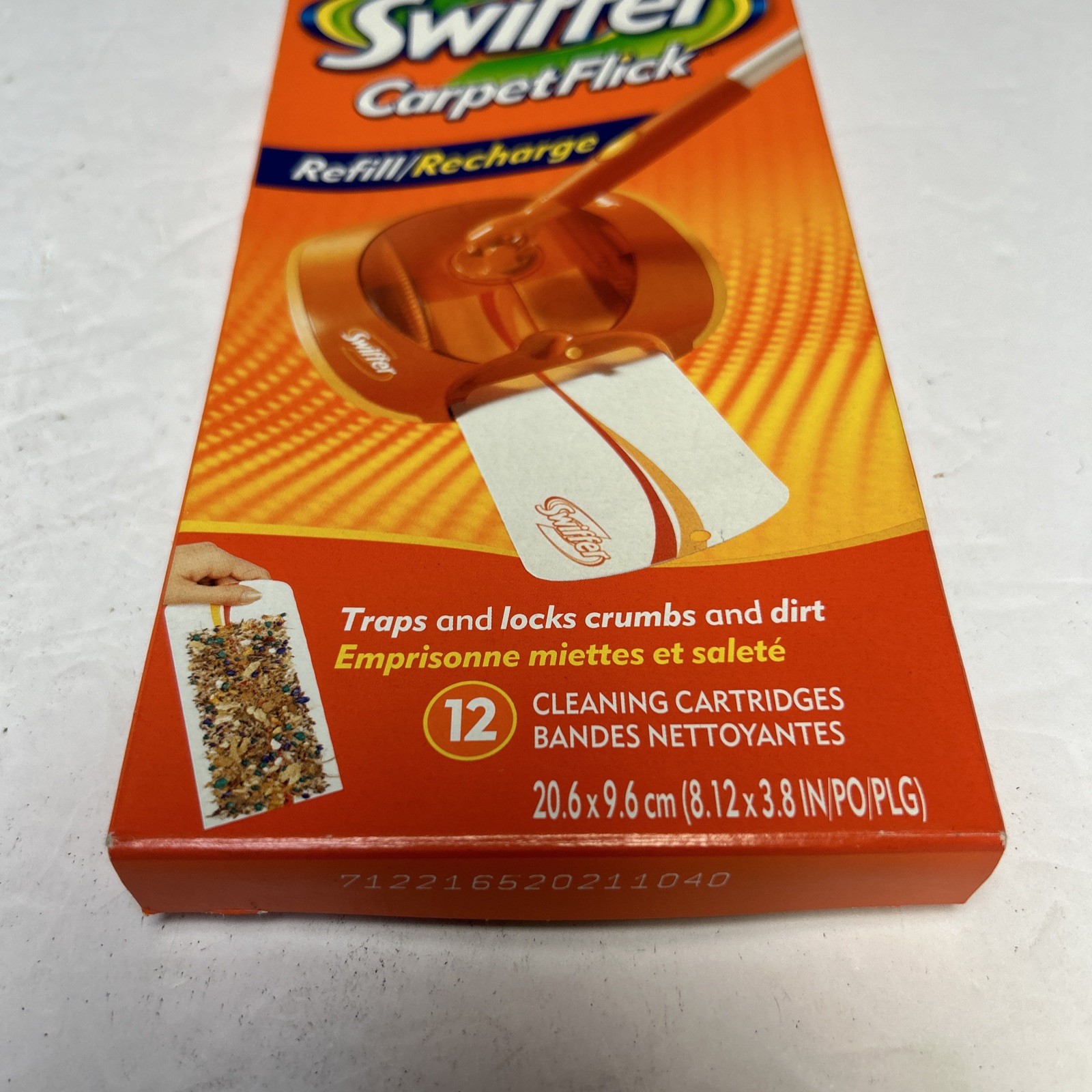 Swiffer Carpet Flick Refill Pack of 12 Cleaning Cartridges Discontinued New