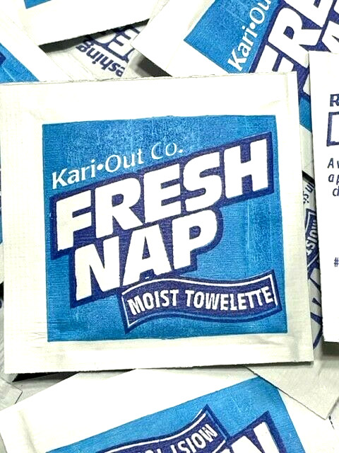 Fresh Nap Wet Non Alcohol Hand Wipes Clean on the Go 250 Packs