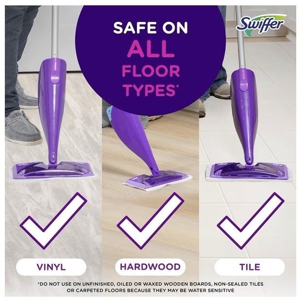 Swiffer WetJet Hardwood Floor Cleaner Refill Pads, 24 Count, Multi-Surface