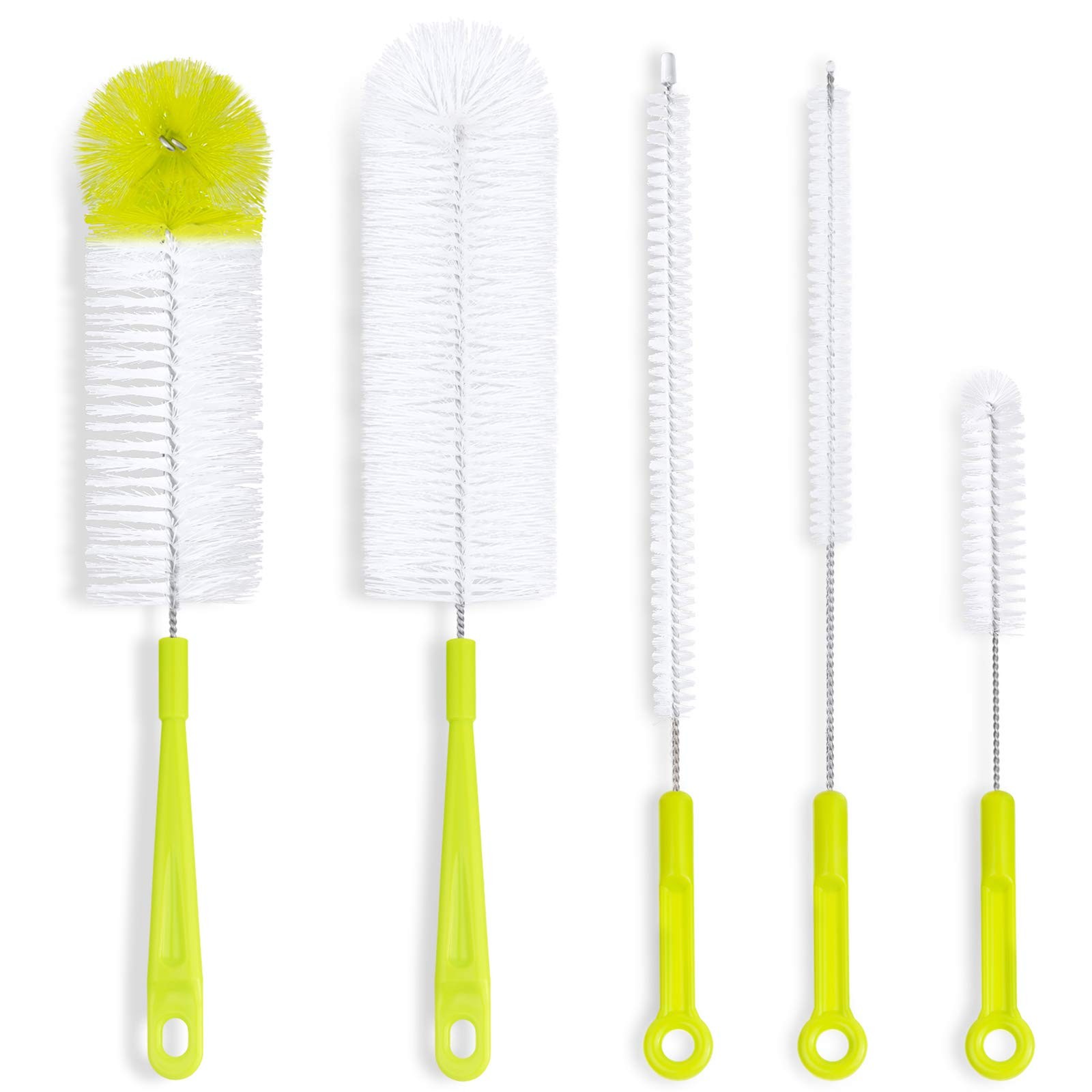 Bottle Cleaning Brush Set Long Handle Bottle Cleaner for Washing Narrow Neck