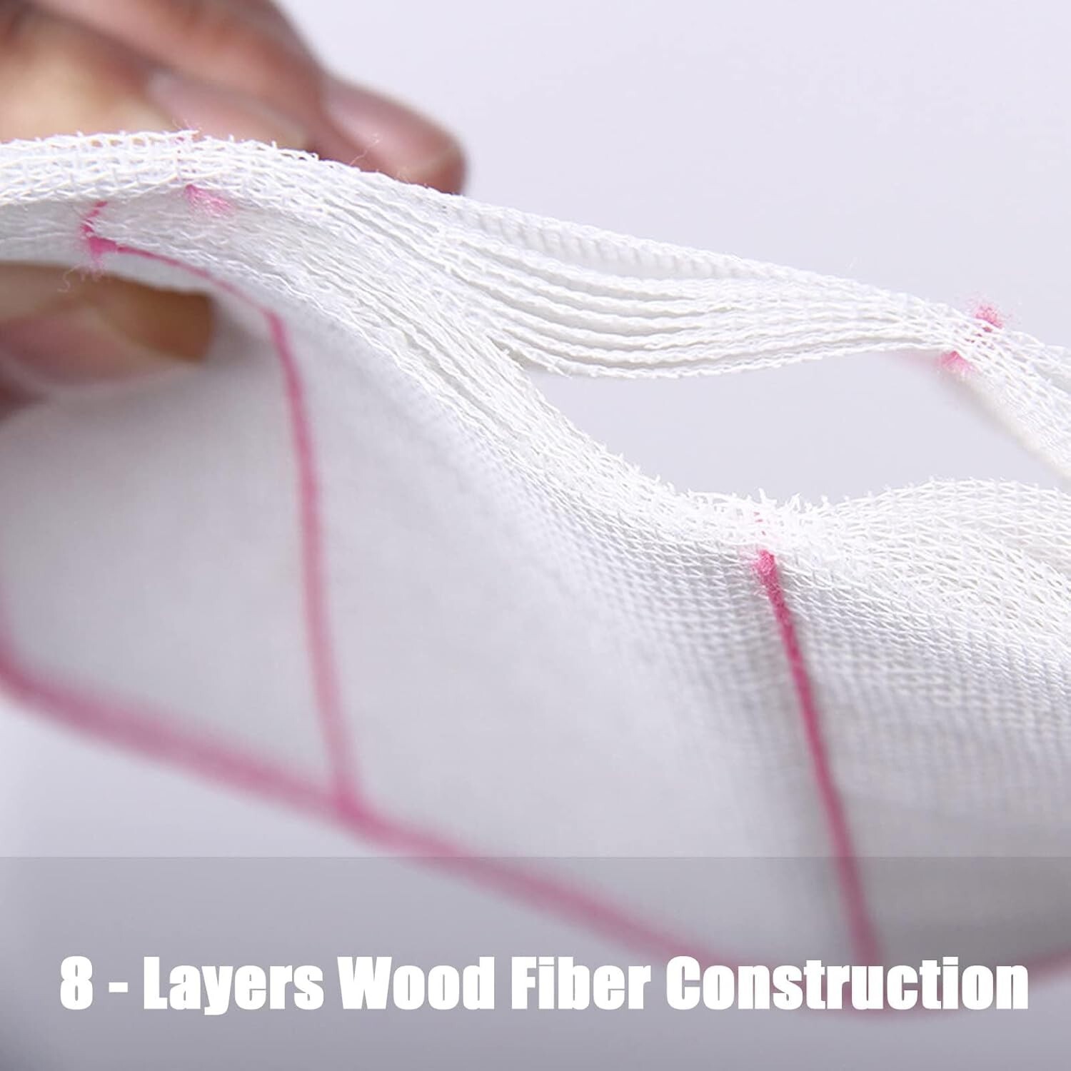 20Pc Natural Wood Fiber Cleaning Cloth Odor Free Dish Cloth Reusable Dish Towel
