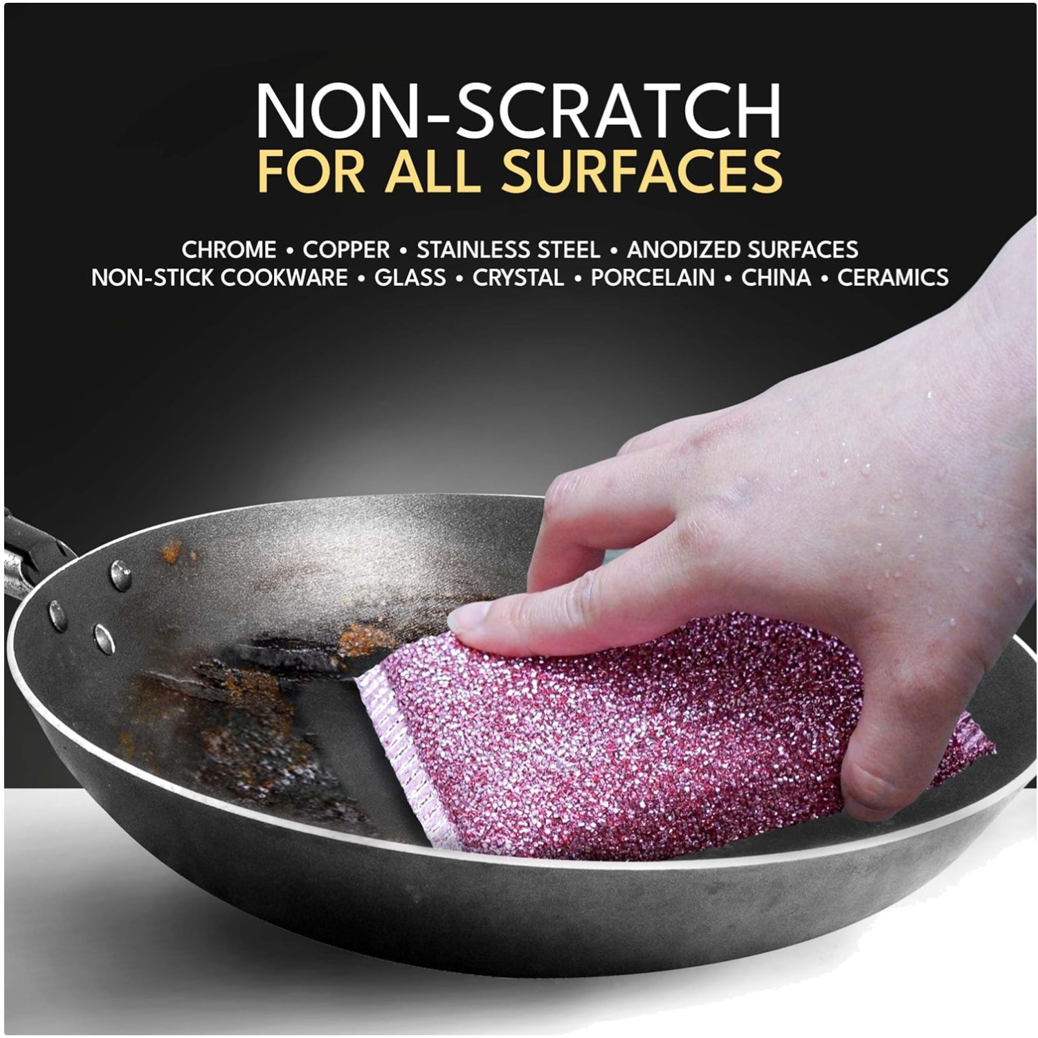 Durable Cleaning Scrubbers for Kitchen 30 Pcs