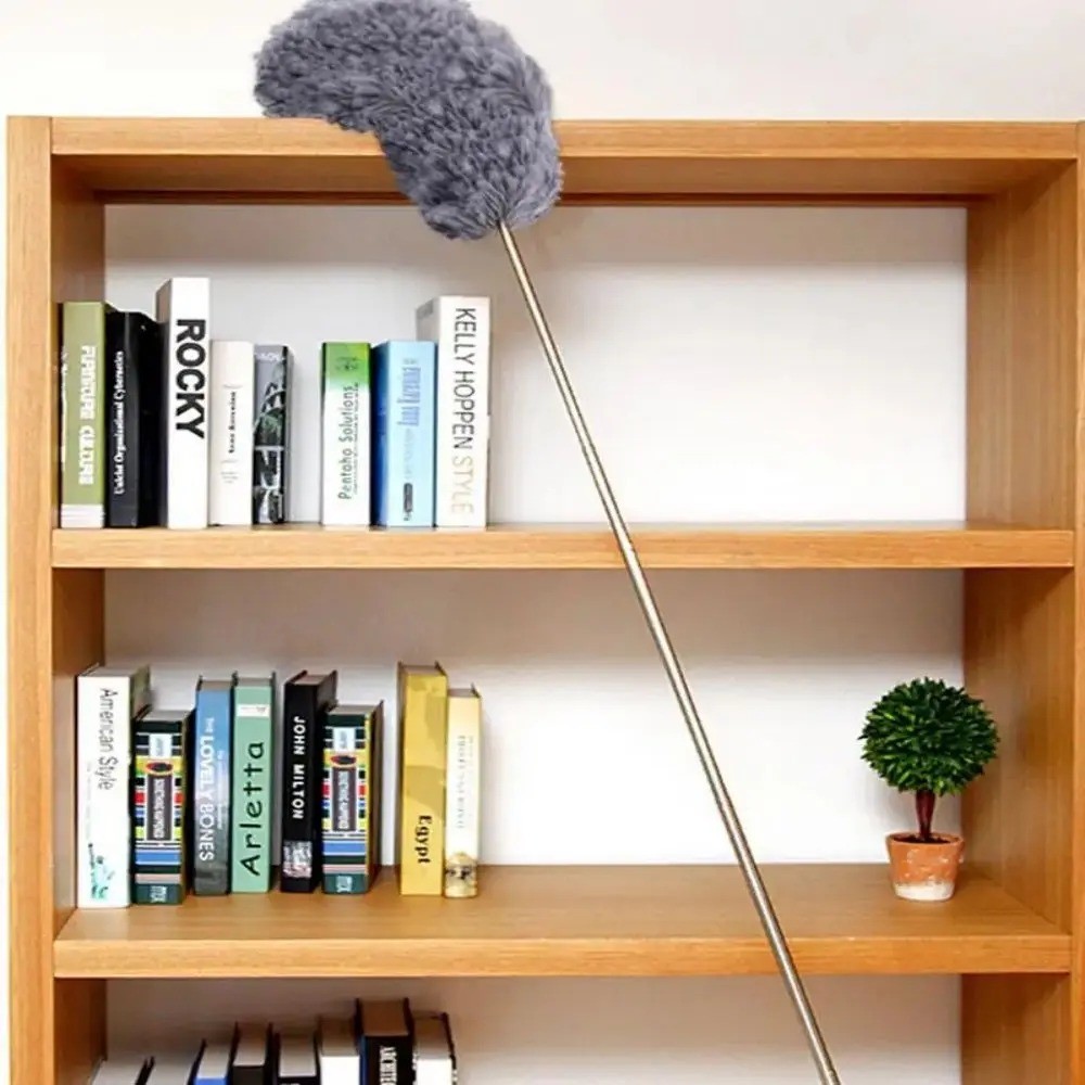 Extendable Feather Cleaning Duster Telescopic Dust Brush Long Reach Handle