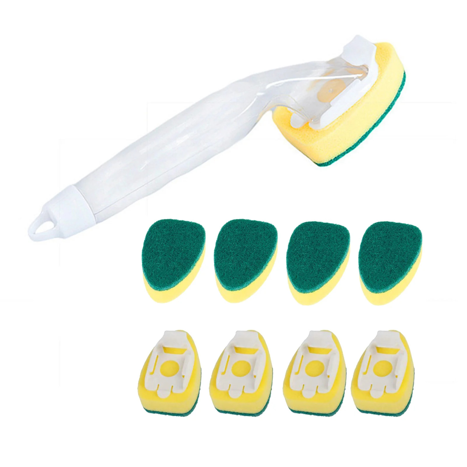 Dish Sponge Dish Wand Sponge Refillable Replacement Heads Kitchen Sink Cleaning