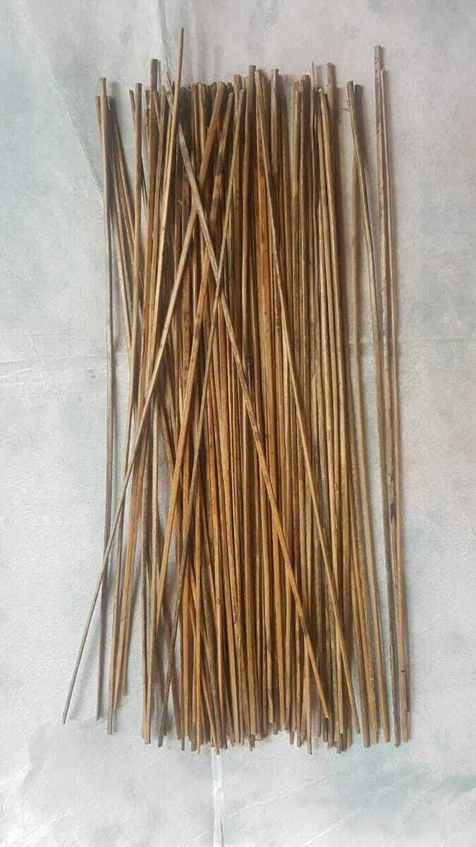 Natural Coconut Leaf midrib Stick/ Handmade Sri Lankan Craft Stick ( 25cm)