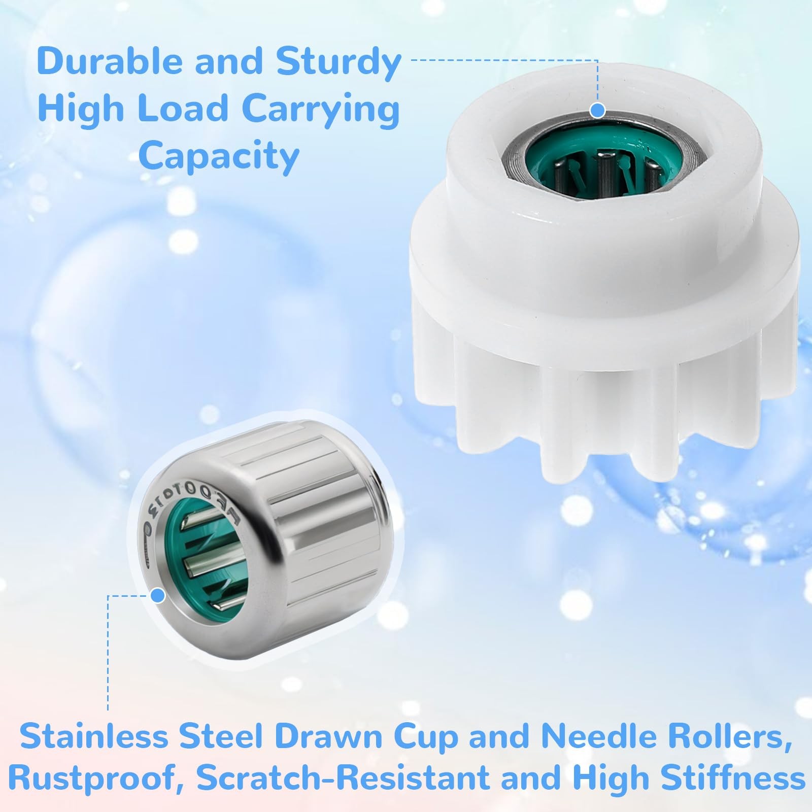4 Pcs Spin Mop Replacement Parts, Spin Mop Bucket Clutch Bearing Bucket Gear …