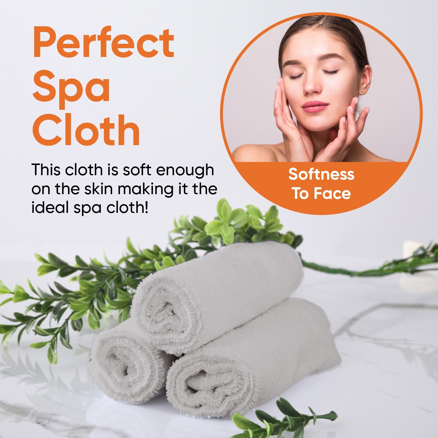 Superio Cotton Terry Cloth Towels 12″ All Purpose Face Cloth, Cleaning Rags , 6