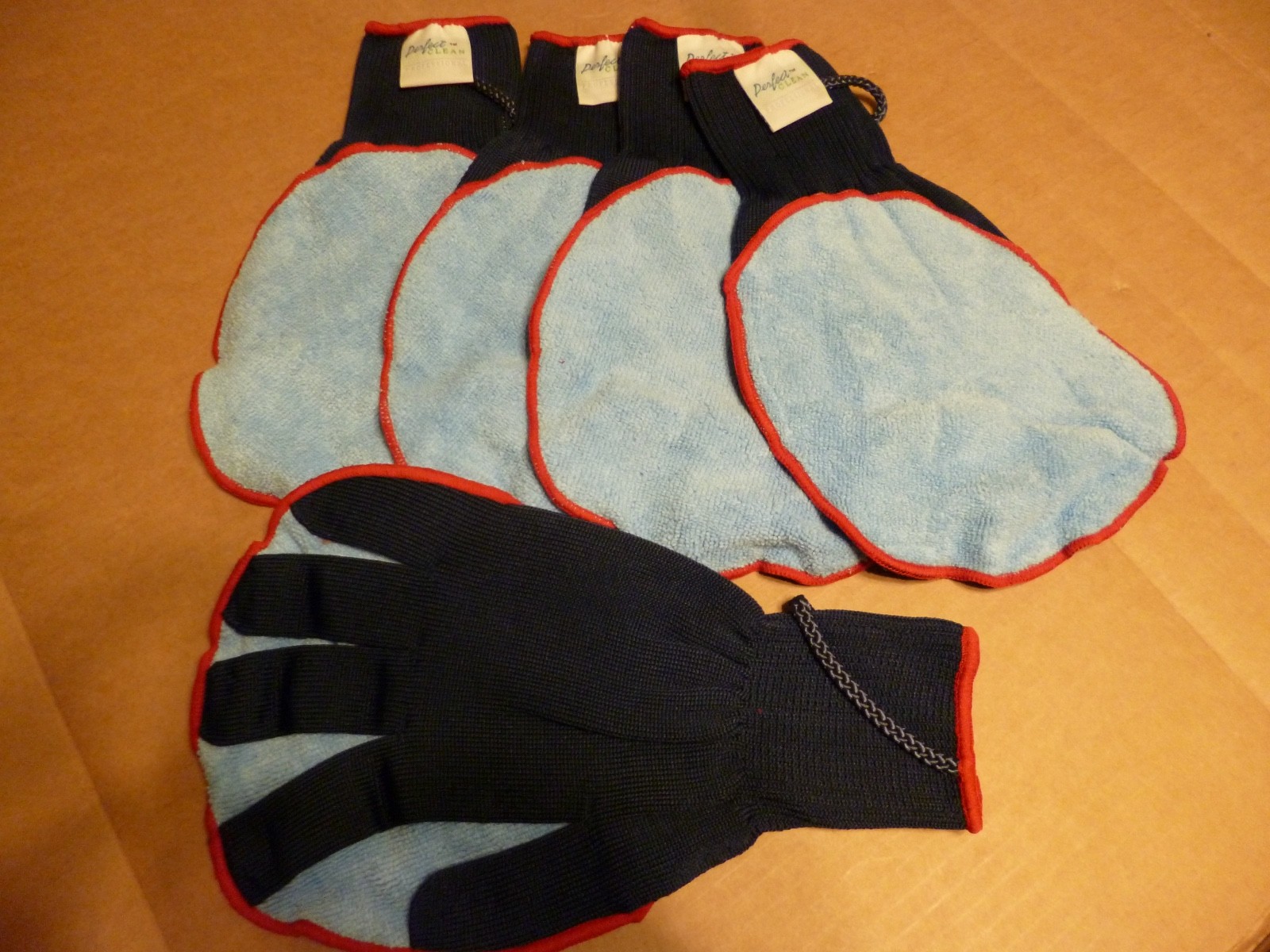 5PC. PERFECTCLEAN ULTRA MICROFIBER MULTI-PURPOSE GLOVE MITT DUST POLISH WASHING