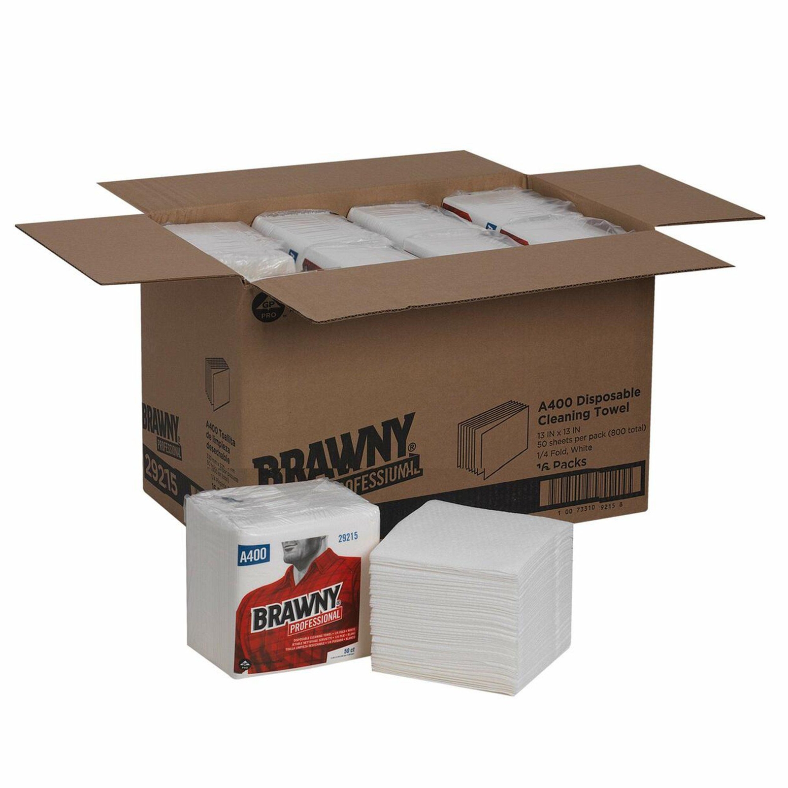 Brawny Professional Disposable Cleaning Towel (CS/16)