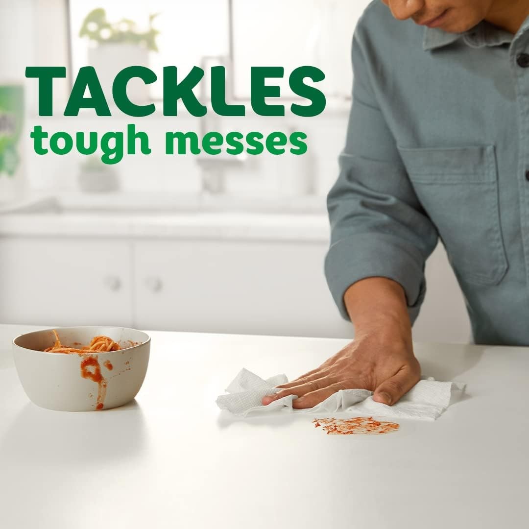 Paper Towels Quick Size, White, 16 Family Rolls = 40 Regular Rolls