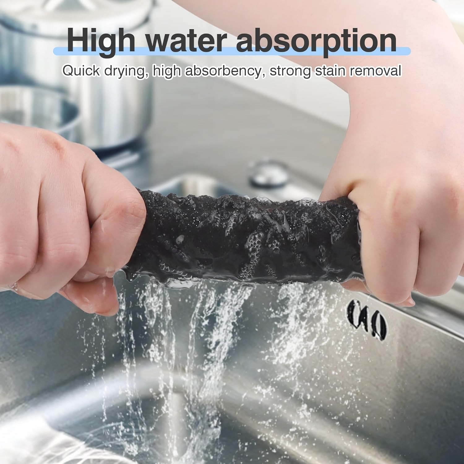 5/20x Thickened Magic Cleaning Cloth, Microfiber Cloth Reusable,Lint Free Cloth
