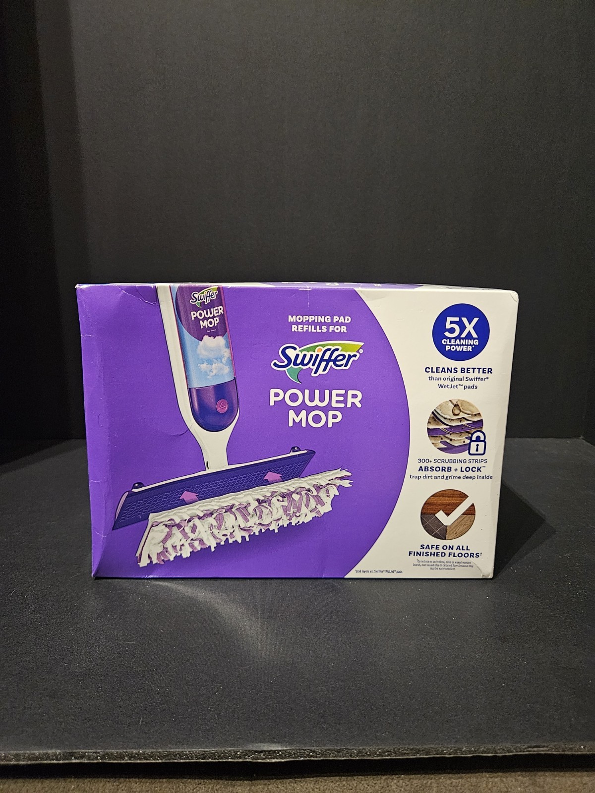 Swiffer PowerMop Multi-Surface Mopping Pad Refills for Floor Cleaning, 11 Count,