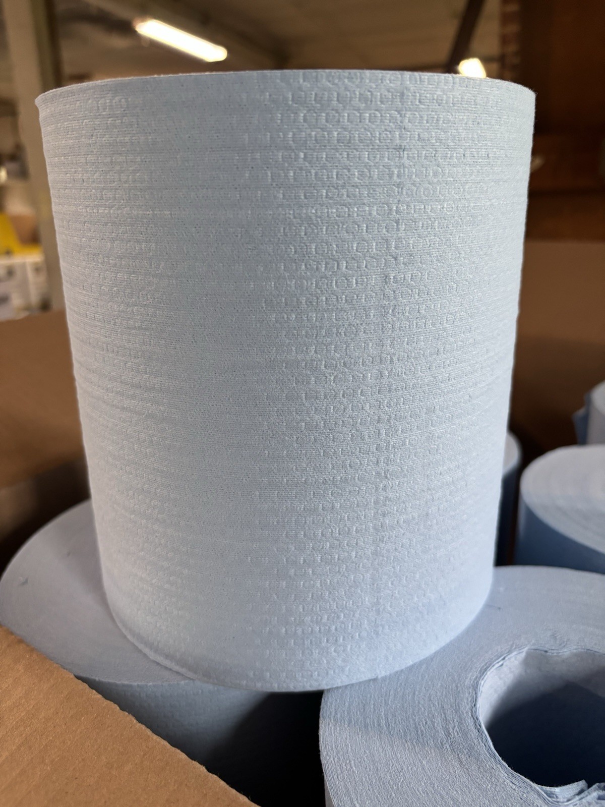 Industrial Towel Roll Disposable Economical All Purpose Wipers Blue Cloth Rags