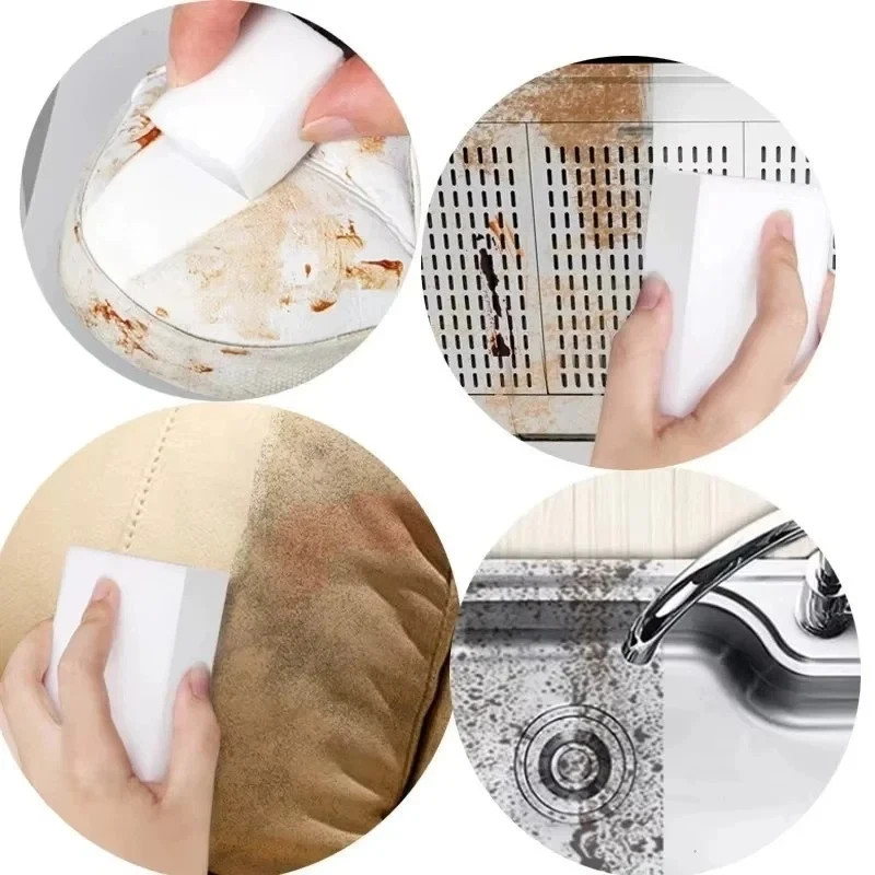 5/100 PCS Sponge Eraser BULK PACK Melamine Cleaning Foam 3/4″ Thick Kitchen Bath