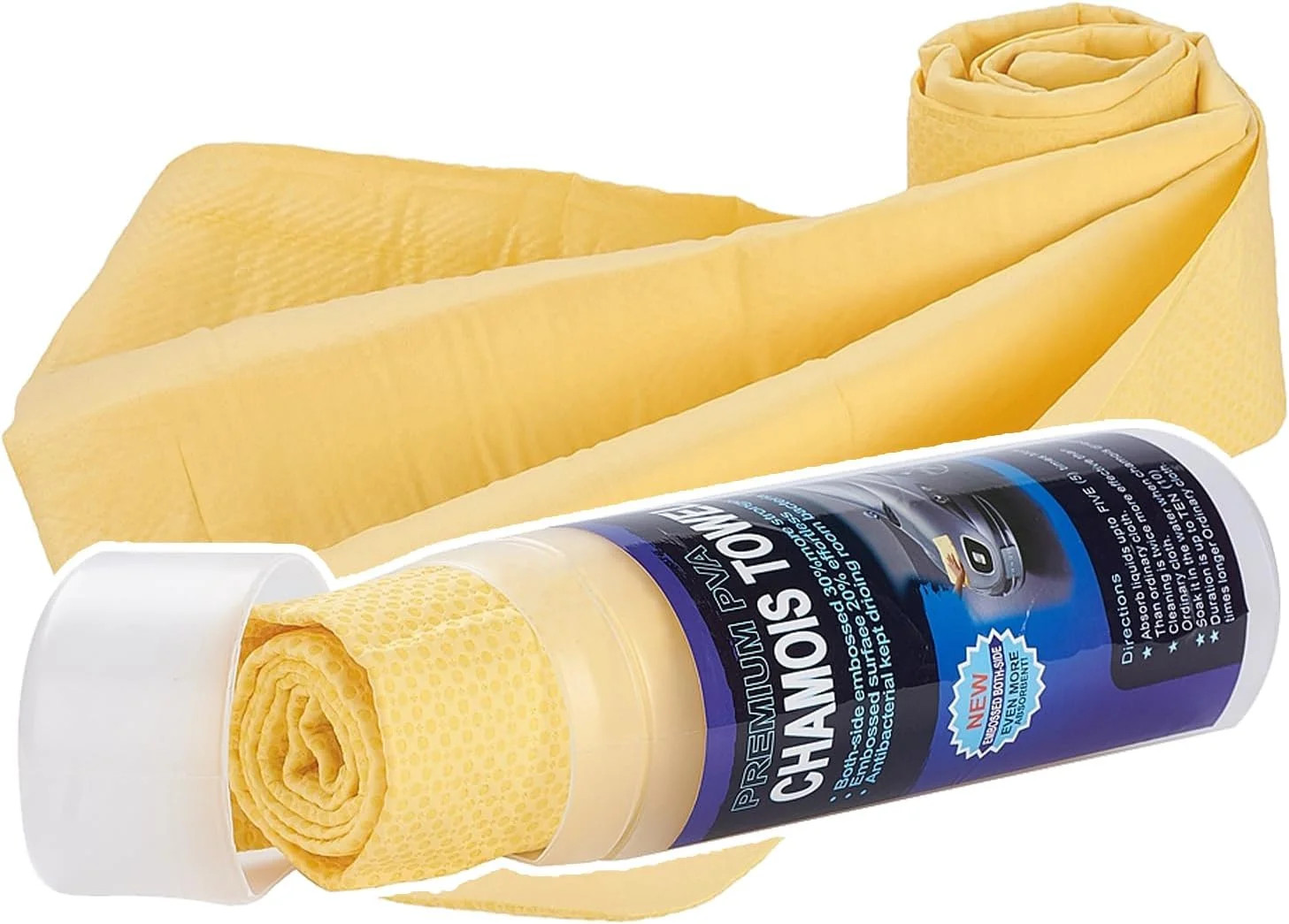 26″ x 17″ Premium Chamois Towel for Car, Dry Cloth for Dust Removal, Chamois Clo