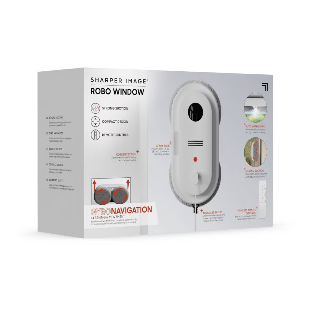 Sharper Image Robotic Window Vacuum Cleaner