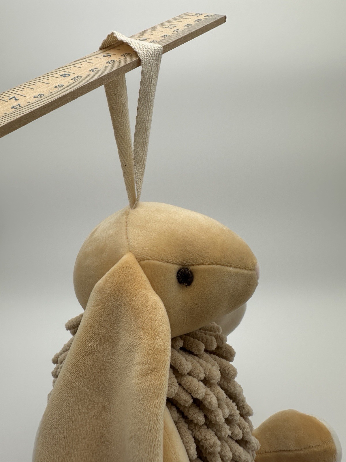 Brown Bunny Rabbit Microfiber Chenille Hand Duster or Kids Animal Plush Toy