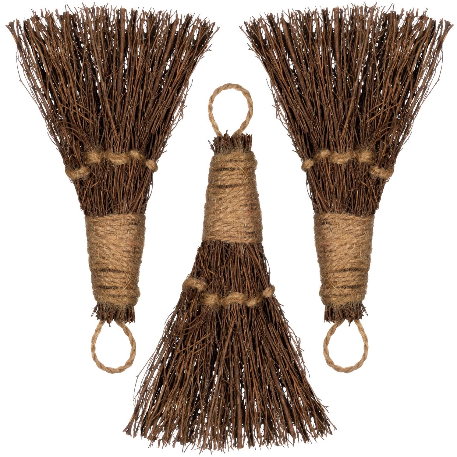 Cinnamon Broom – Cinnamon Scented 3 Pack Mini Broomsticks – Decorative Broom …