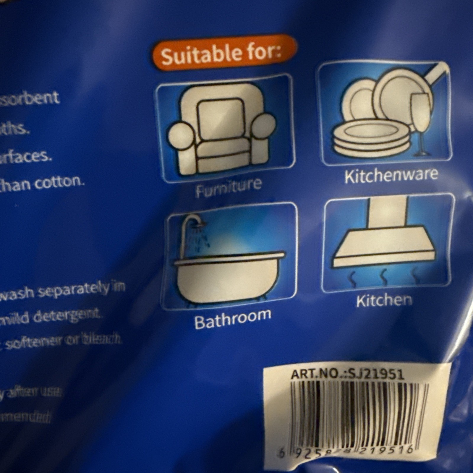 MR.SIGA Microfiber Cleaning Cloth, All-Purpose Microfiber Towels, Streak Free Cl