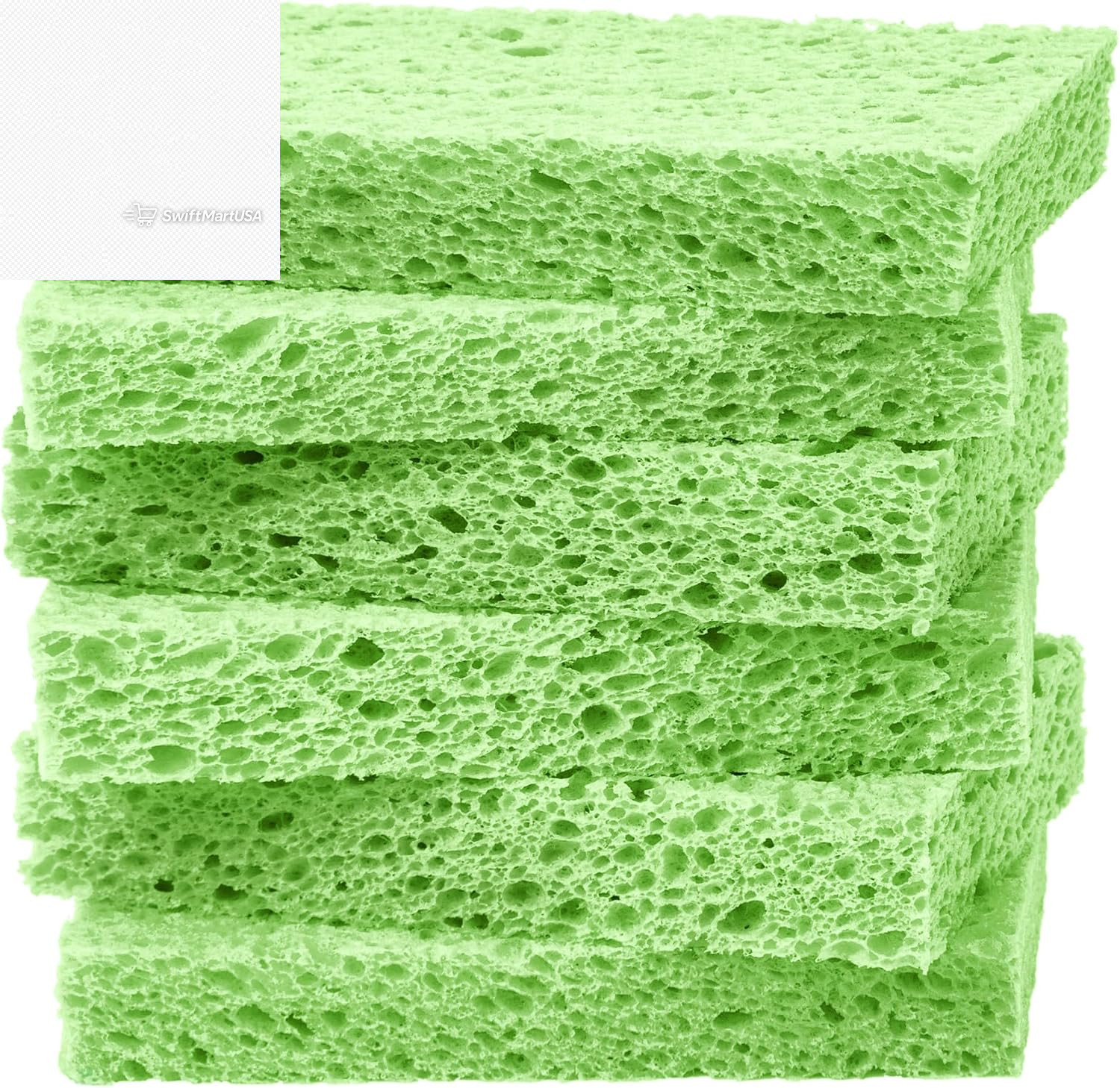 Cellulose Sponges,Heavy Duty Scrub Kitchen Sponge No Scratching,Pop up Eco DIY (