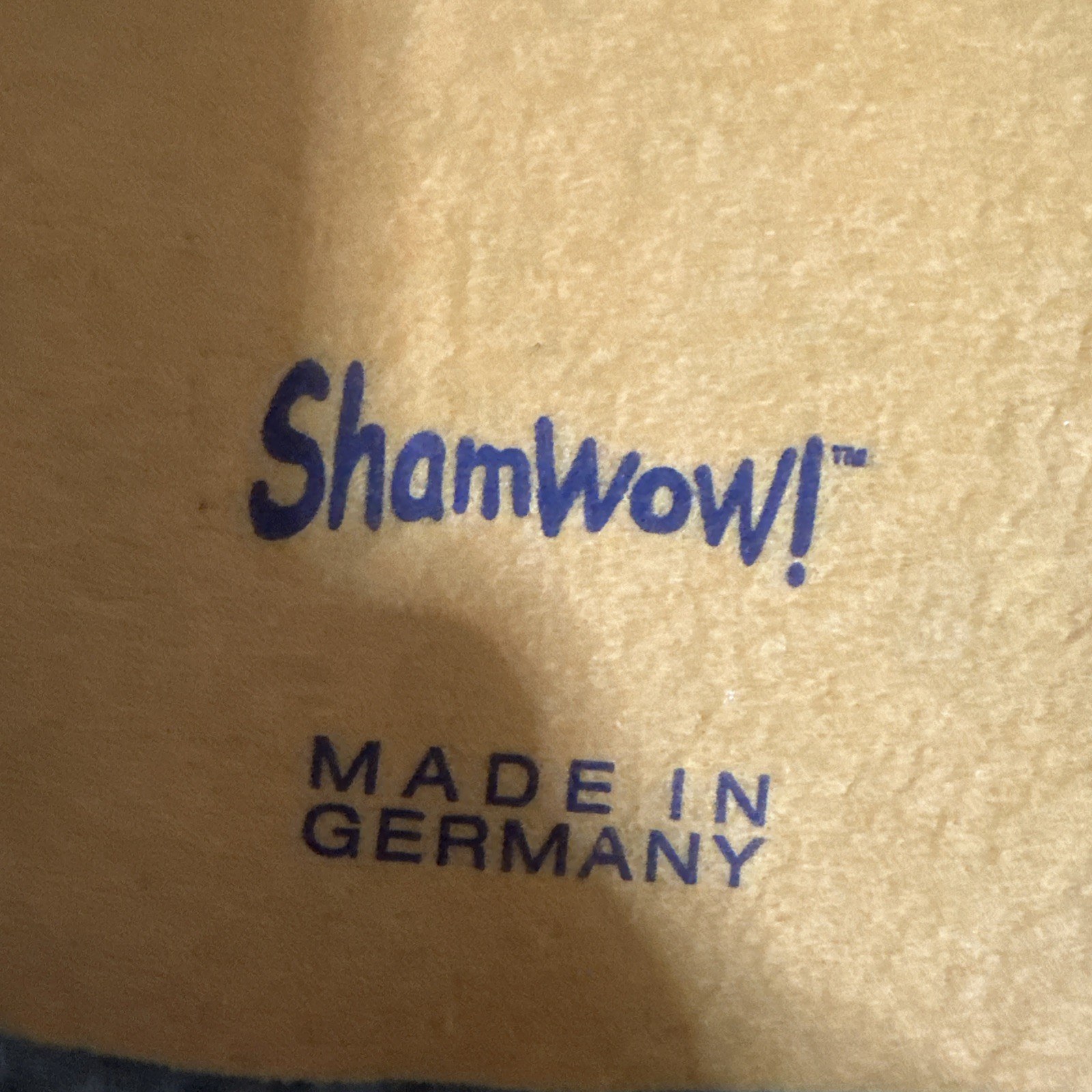 New ShamWow Multipurpose Medium Made In Germany