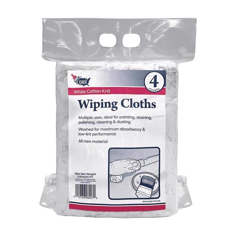 Paint USA 4 lb Cotton Knit Wiping Rags