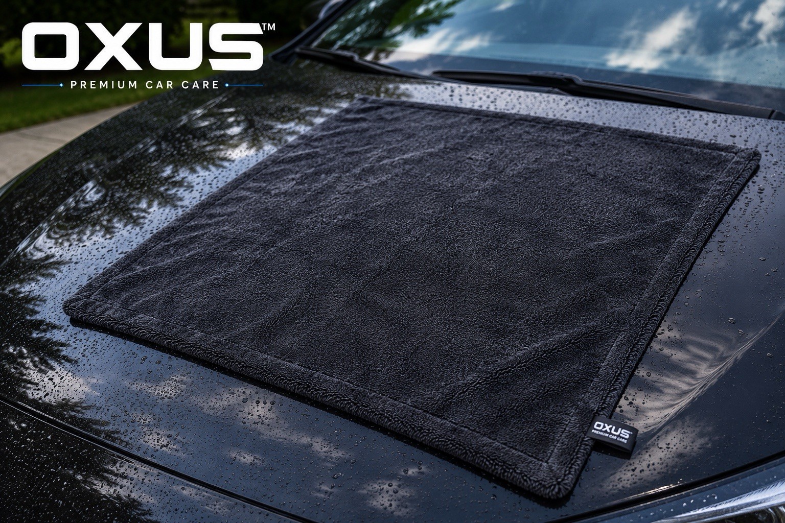 OXUS 1300 GSM Microfiber Drying Towel 24×36” Car Drying Cloth Scratch Free