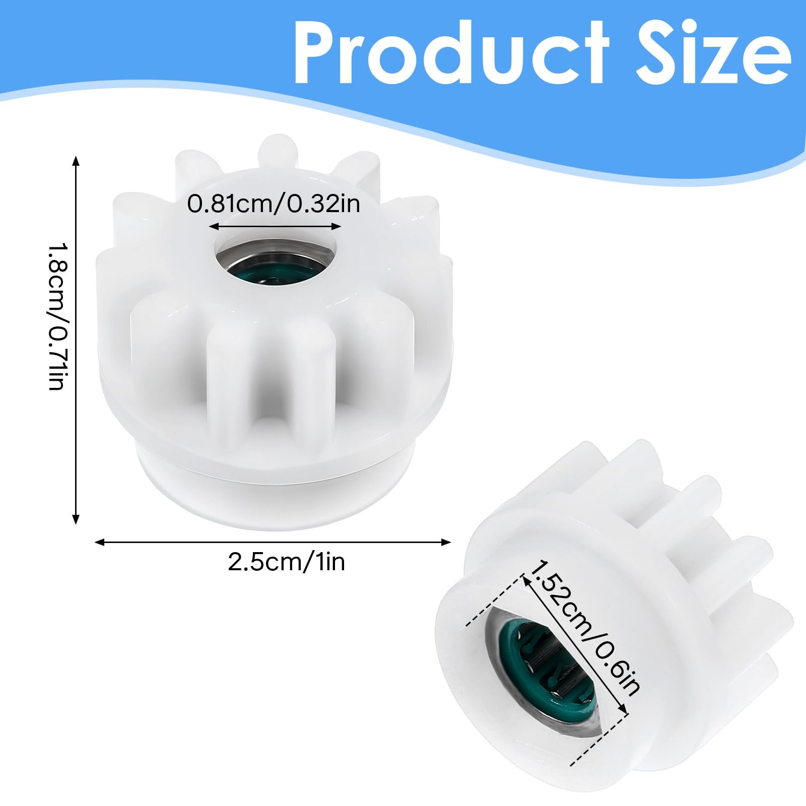 4 Pcs Spin Mop Replacement Parts, Spin Mop Bucket Clutch Bearing Bucket Gear …
