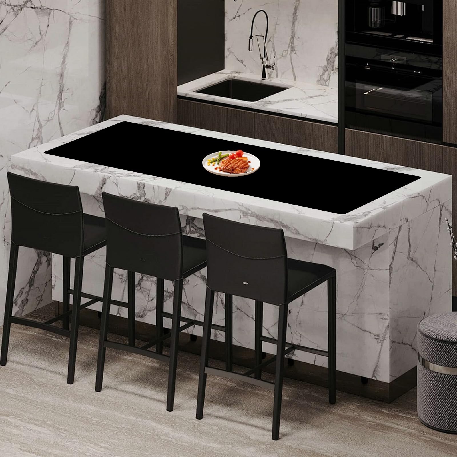 Extra Large Silicone Mats for Kitchen Counter, 78.7”x15.7”(200cmx40cm) Heat…