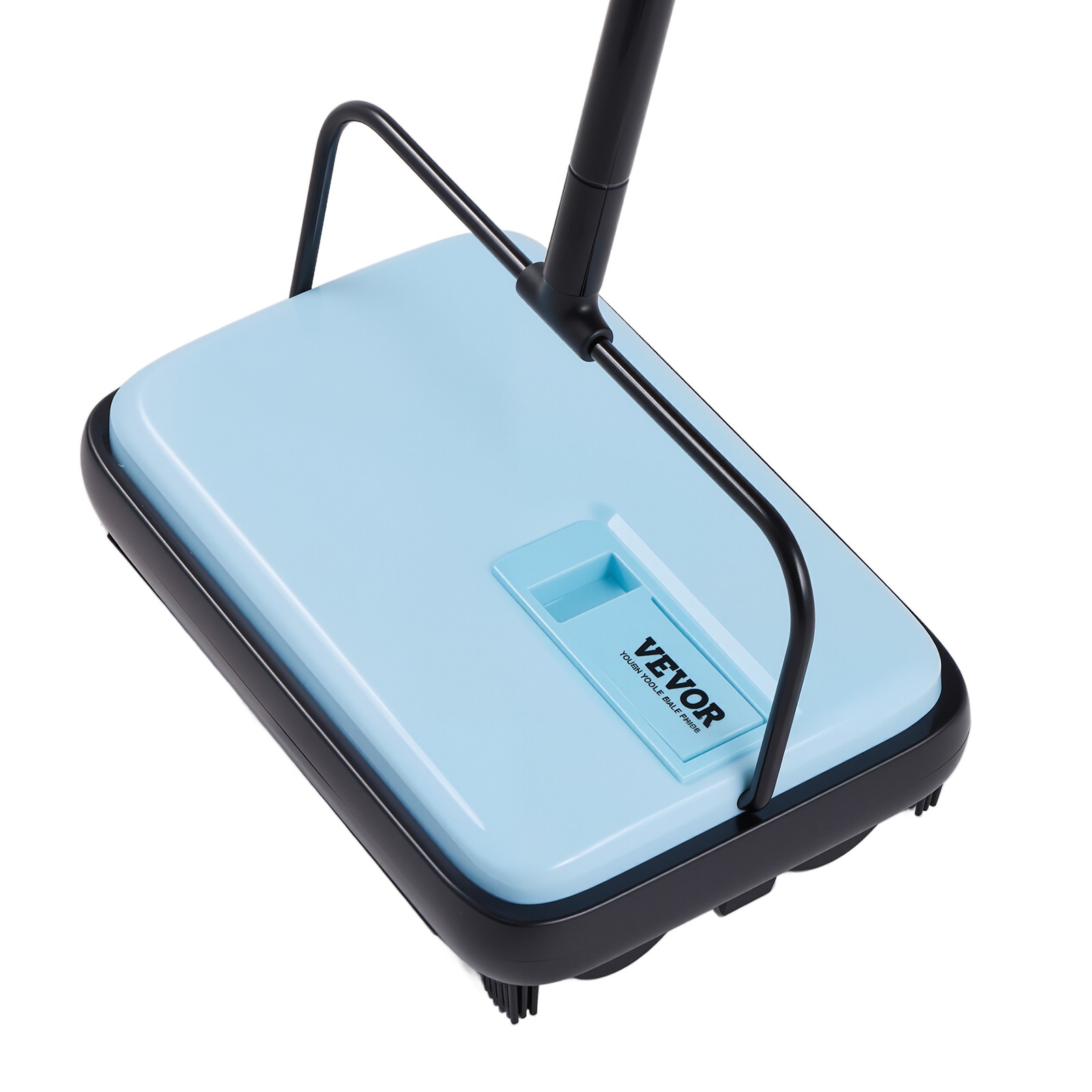VEVOR Carpet Floor Sweeper Manual 6.7 in Width Sweeping Paths Non Electric Blue